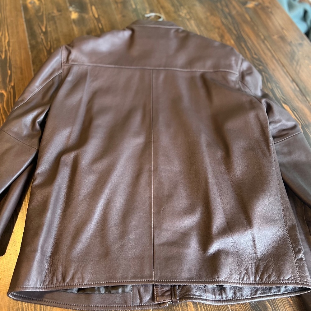 Lucky Brand Leather Bonneville Racer Jacket in XL - Picture 5 of 13